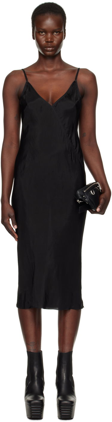 Šaty Rick Owens Rick Owens Hollywood Slip Midi Dress Čierna | RP01E7545 J, 0