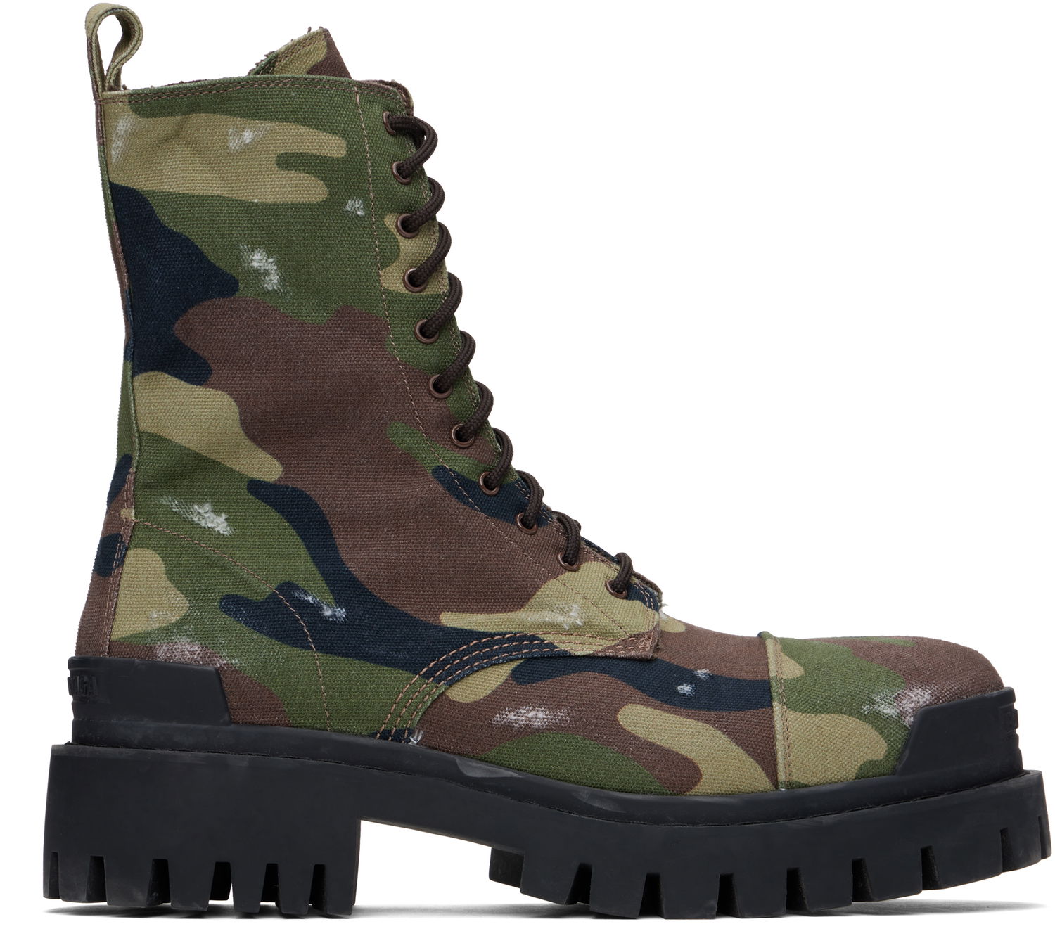 Tenisky a topánky Balenciaga Camouflage Canvas Boots Zelené | 786135W2EU21028, 0