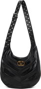 Valentino Garavani Boho Nappa Leather Chevron Pattern Bag
