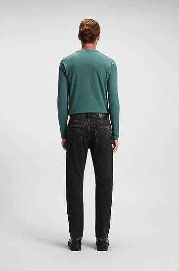 Džínsy BOSS Regular-fit jeans comfort-stretch denim Čierna | 50549861, 1