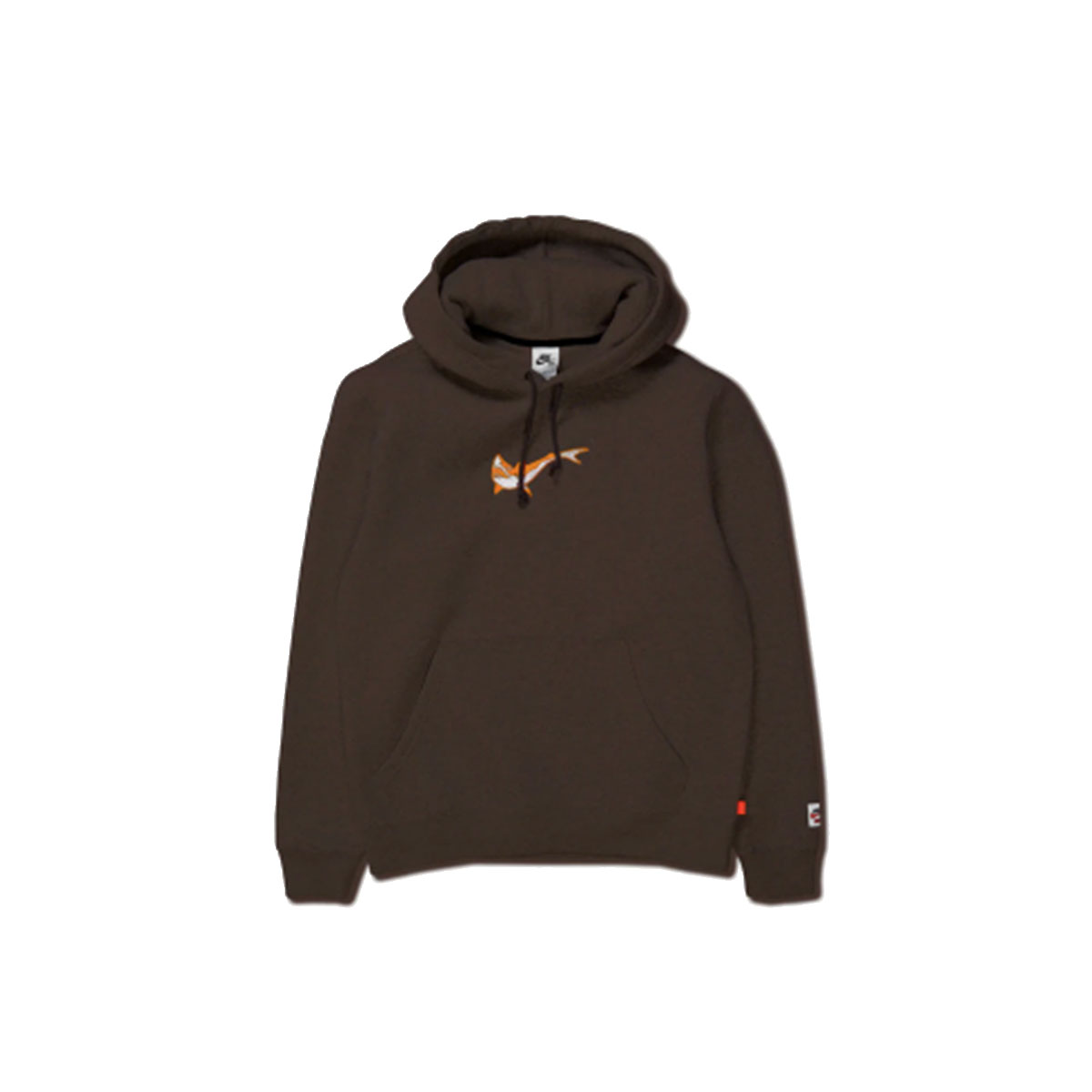 Mikina Nike SB Orange Label x Oski Fleece Skate Hoodie Hnedá | DJ3680-237, 0