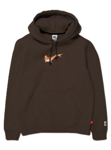 Mikina Nike SB Orange Label x Oski Fleece Skate Hoodie Hnedá | DJ3680-237