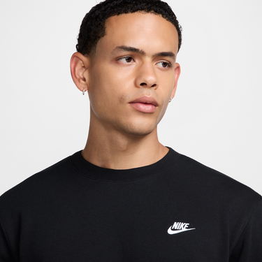 Mikina Nike Club Fleece Crew Sweatshirt Čierna | FN3888-010, 4
