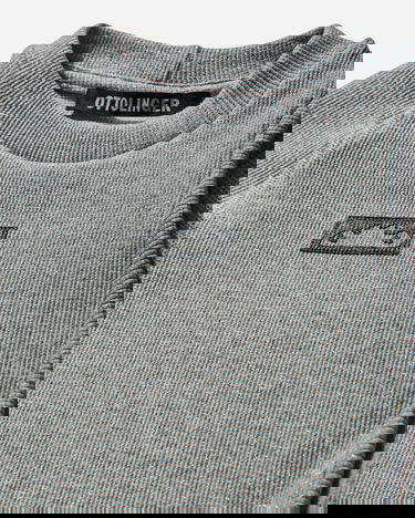 Tričko Ottolinger Ottolinger Deconstructed Rib T-Shirt Šedá | 104-100804-03 GRYSLV, 3