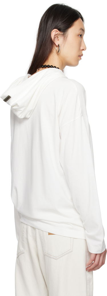 Mikina Fear of God Fear of God ESSENTIALS Long Sleeve Hoodie Biela | 125SP257044FW, 2