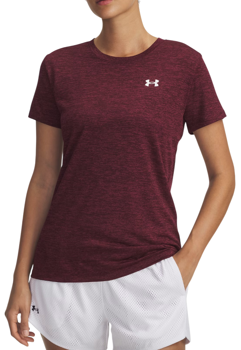 Tričko Under Armour Under Armour Tech SSC Twist T-Shirt Vínová | 1384230-600