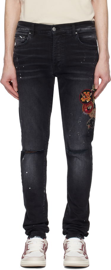 Džínsy AMIRI AMIRI Vintage Patch Skinny Jeans Čierna | AMDNSY1130, 0