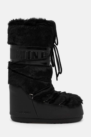 Tenisky a topánky Moon Boot MB ICON FAUX FUR Boots Čierna | 80D1408900.N001, 1