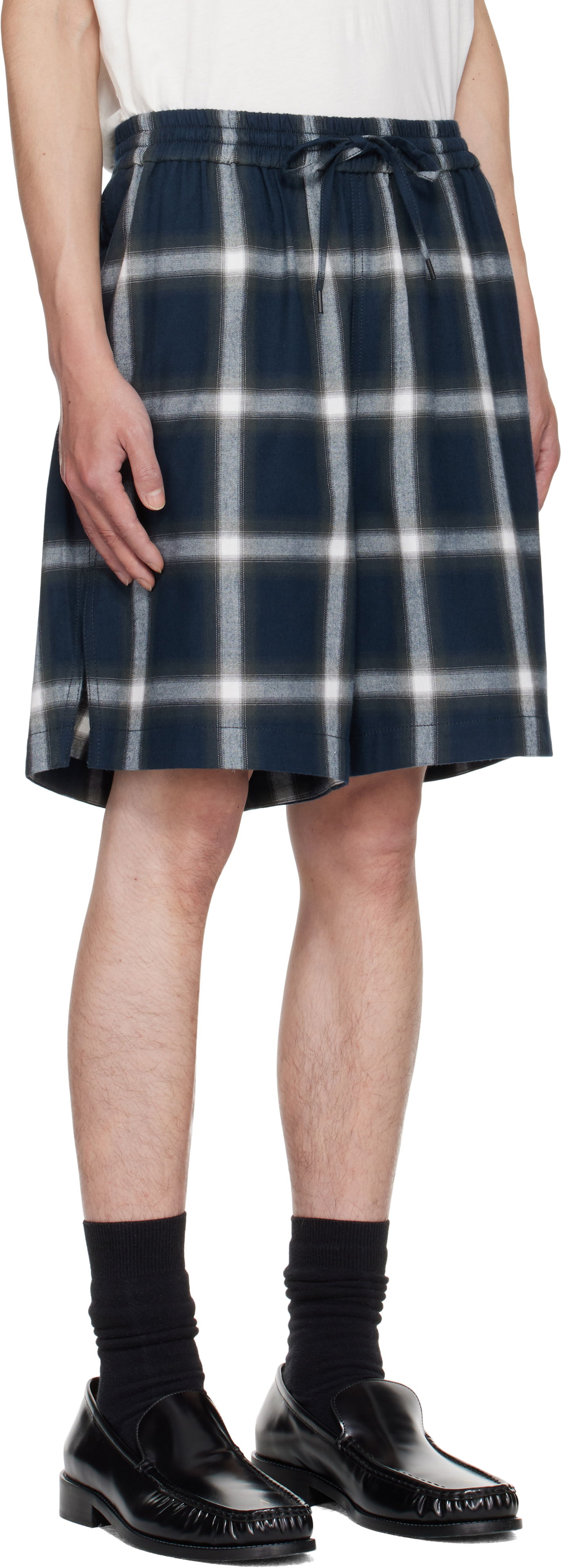 Šortky Acne Studios Plaid Drawstring Shorts Rôznofarebný | BE0194-, 1