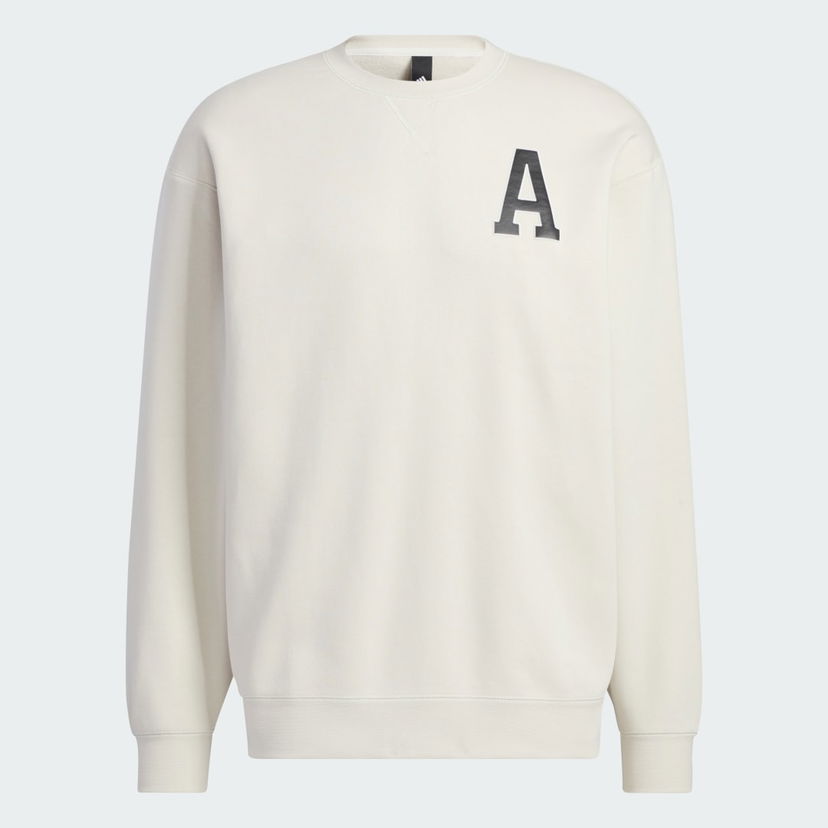 Sveter adidas Performance Men's Fleece Graphic Crewneck Sweatshirt Béžová | IB2724