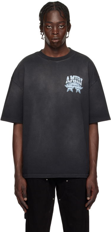 Tričko AMIRI Championship Graphic Print Cotton T-Shirt Čierna | AMJYTE1139, 0