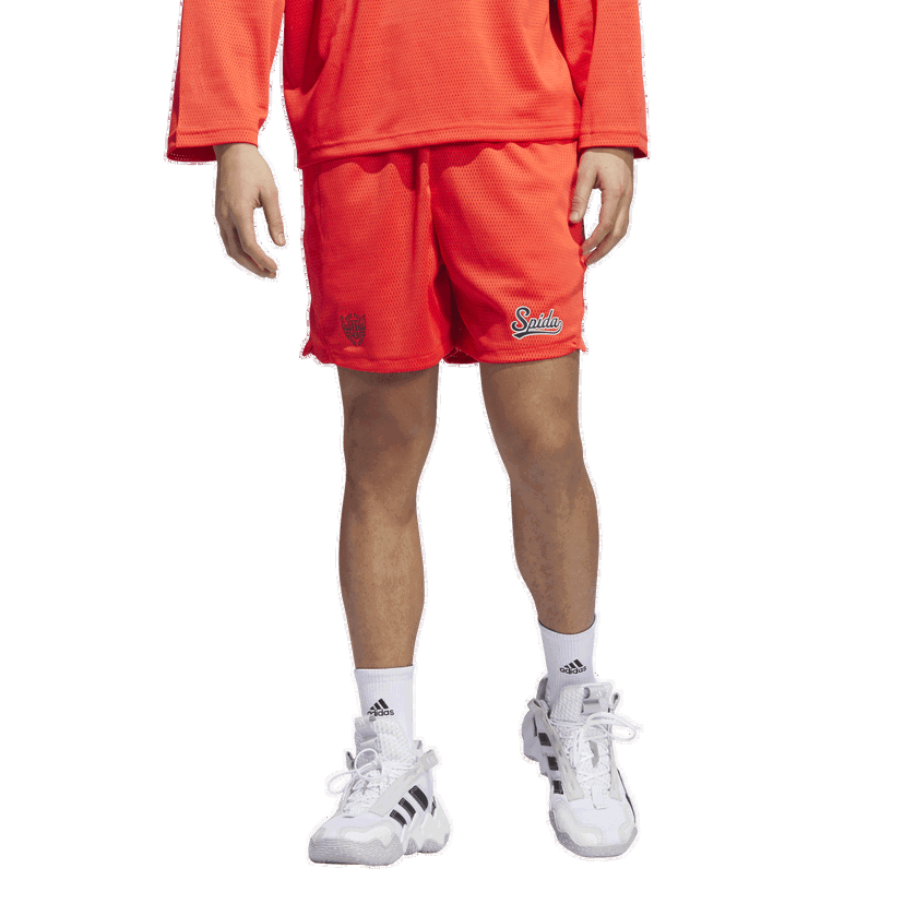 Šortky adidas Originals Donovan Mitchell Spida Mesh Shorts Červená | IJ0286