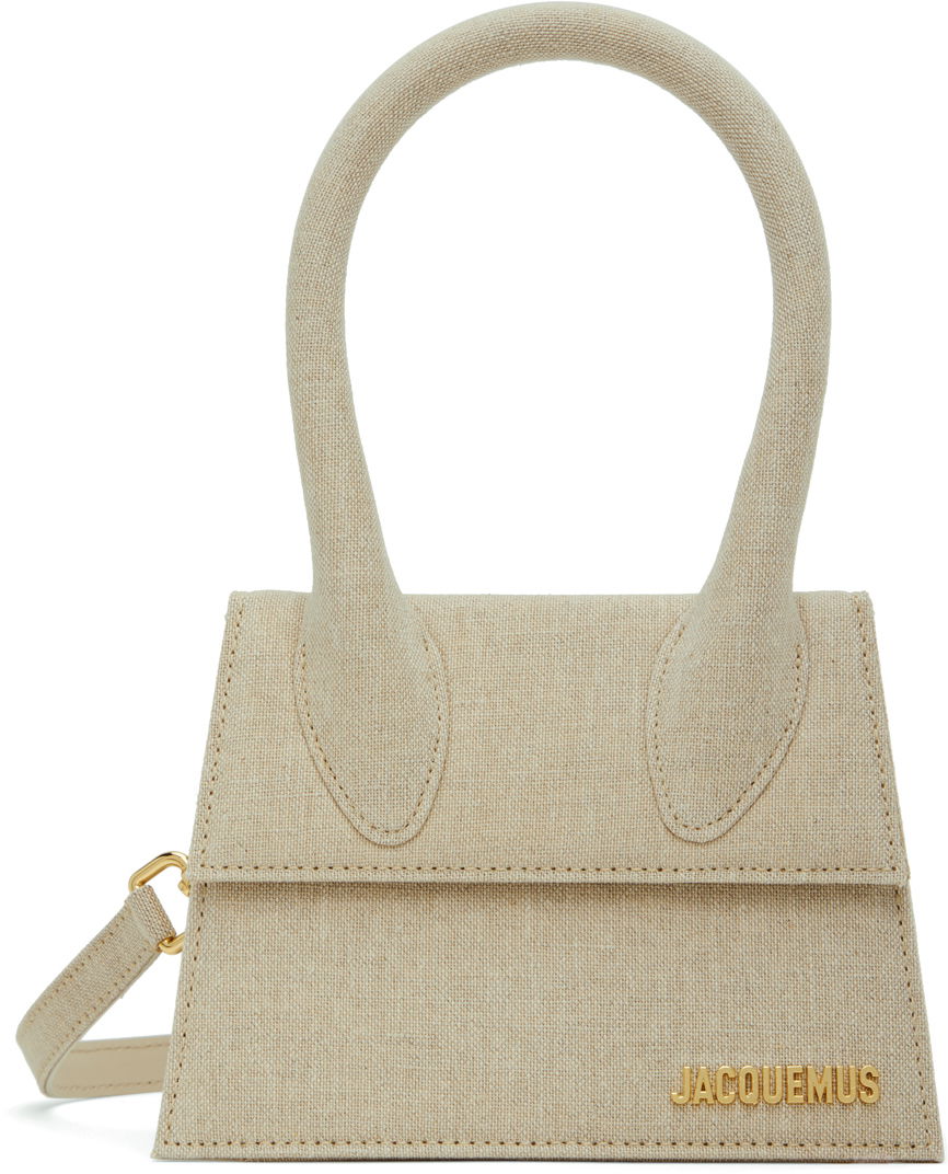 Taška cez rameno Jacquemus Le Papier 'Le Chiquito Moyen' Bag Béžová | 22H213BA002-3071, 0