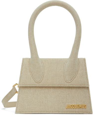 Taška cez rameno Jacquemus Le Papier 'Le Chiquito Moyen' Bag Béžová | 22H213BA002-3071, 0