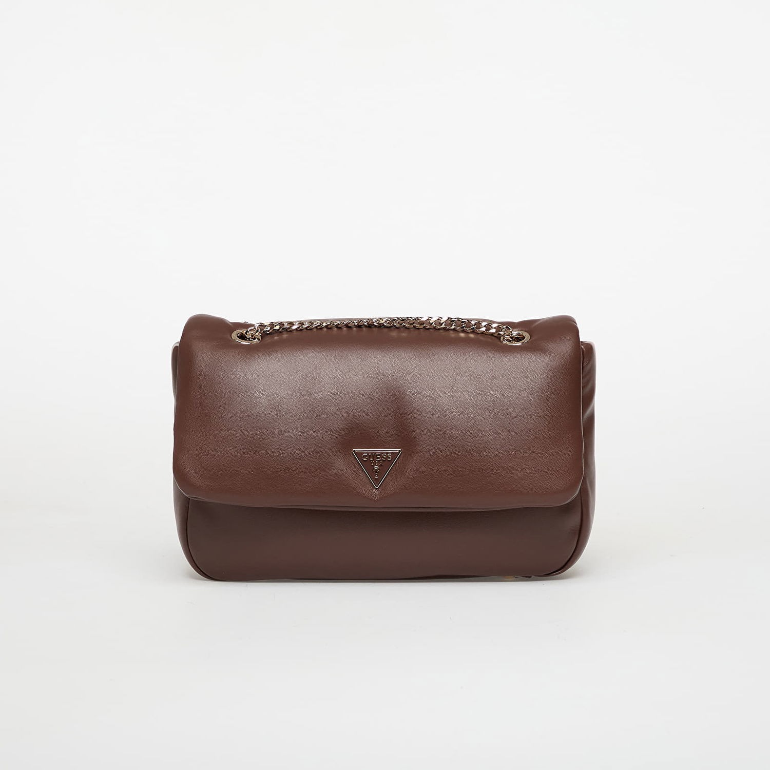 Taška cez rameno GUESS Padded Chain Strap Convertible Crossbody Flap Bag Sunetra Universal Hnedá | HWNG7534210-ESP, 0