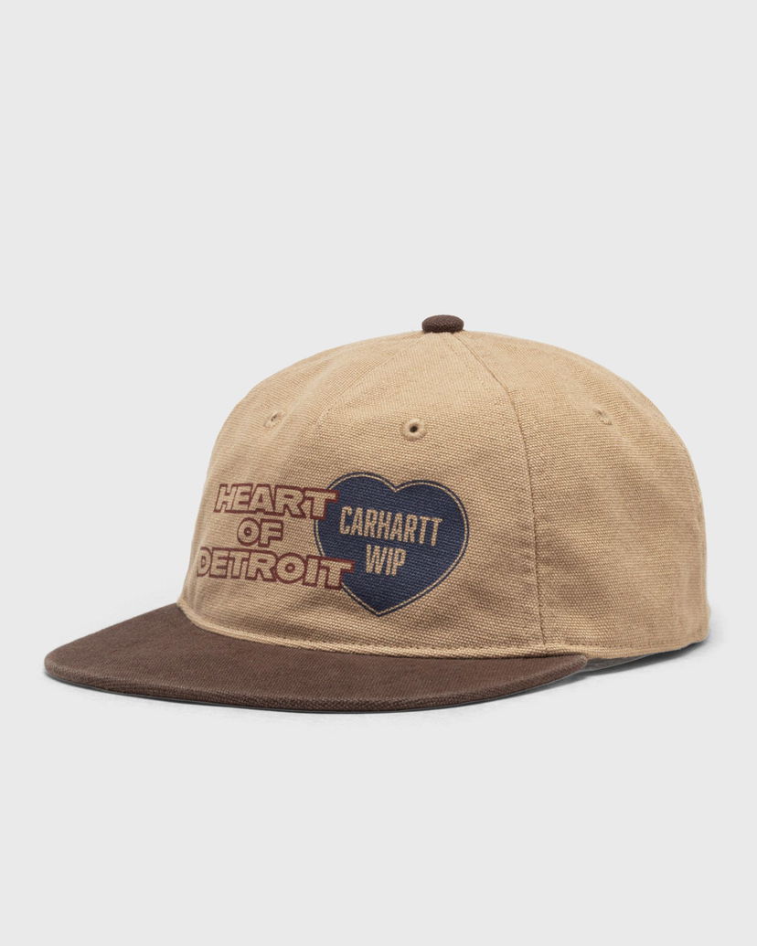 Šiltovka Carhartt WIP Heart of Detroit Baseball Cap Béžová | I035248-07E.XX