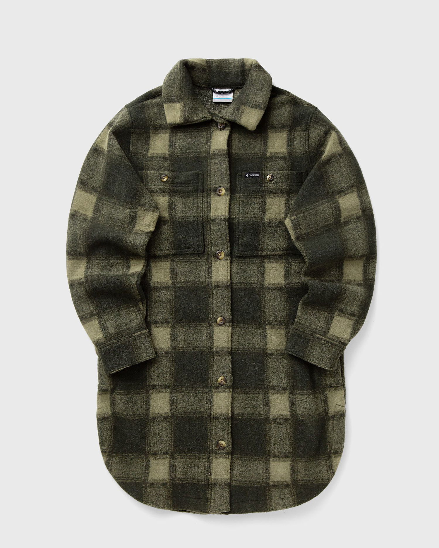 Košeľa Columbia Wildest Venture™ Long Fleece Shirt Jacket Zelené | 2136171366, 0