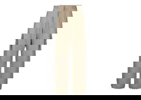 Emb Drill Wide-Leg Cargo Trousers