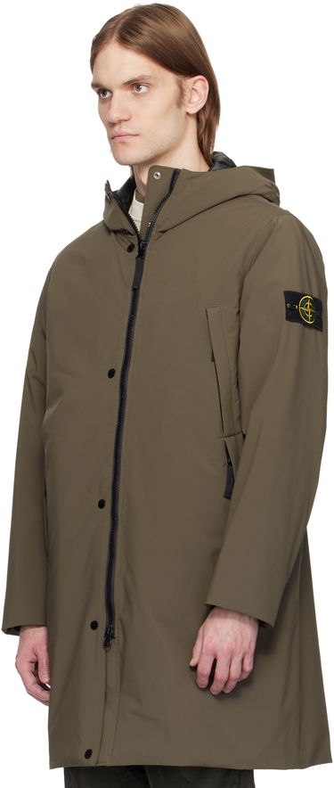 Pláštenka Stone Island Stone Island Soft Shell-R E.Dye Technology Coat Zelené | K1S15 7100001 S0A27, 3