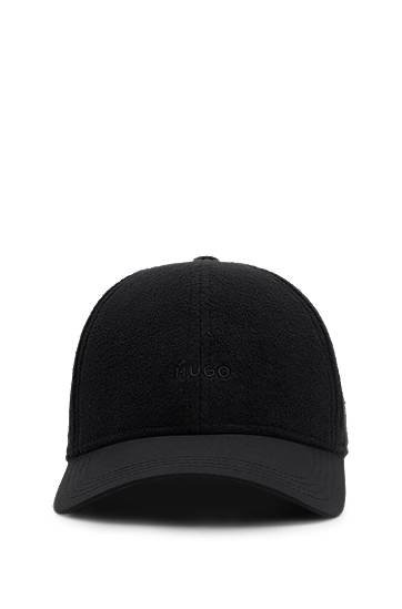 Šiltovka BOSS HUGO Fleece Cap with Embroidered Logo Čierna | 50550600, 0
