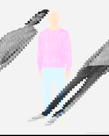 Sveter Stüssy Printed Fur Sweater Ružová | 117171 PINK, 4