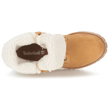 Tenisky a topánky Timberland Ankle AUTHENTICS TEDDY FLEECE WP FOLD DOWN Béžová | TB08329R231=8329R, 4