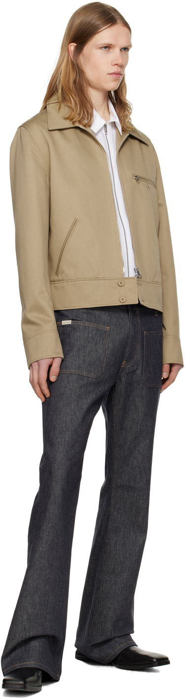 Bunda Courrèges Courrèges Zipped Jacket Béžová | 125CBL251PL0178, 3