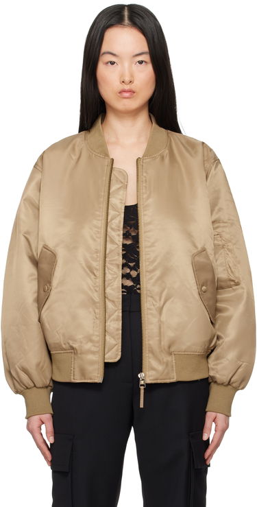 Bomber bunda Anine Bing Anine Bing Leon Bomber Jacket Béžová | A-01-10490-DKG22, 0