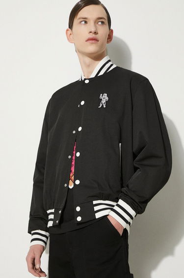 Bomber bunda BILLIONAIRE BOYS CLUB Billionaire Boys Club Arch Logo Lightweight Varsity Bomber Jacket Čierna | B24201, 0