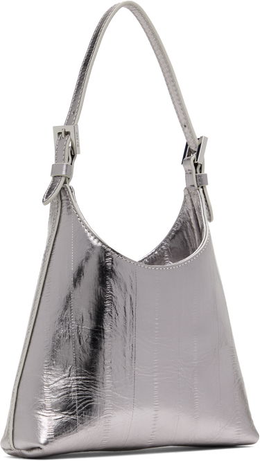 Taška cez rameno BY FAR BY FAR Baby Camryn Metallic Leather Bag Metalická | MWBTH031CL035ME032PL, 1