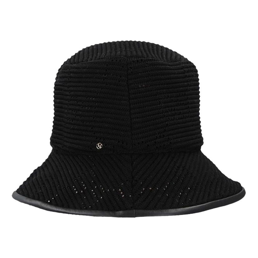 Klobúk Gucci Cable Knit Bucket Hat Čierna | 6565733HAC21060