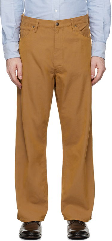 Nohavice BEAMS BEAMS PLUS Painter Trousers Hnedá | 3824-0250-791, 0