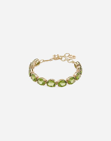 Náramok Dolce & Gabbana 18K Yellow Gold Anna Bracelet with Peridots Zelené | WBQA4GWPE01ZOO00, 0