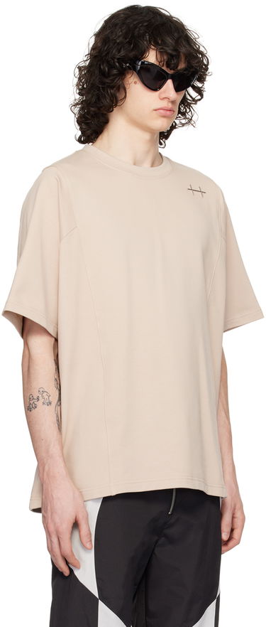 Tričko HELIOT EMIL Short Sleeve Plicate T-Shirt Béžová | SS24_M_09_105_ST18, 1