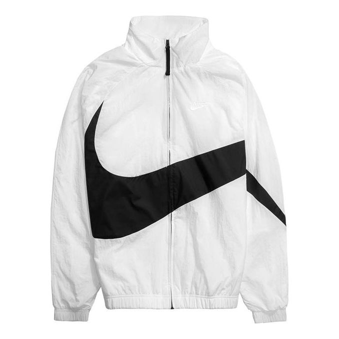 Vetrovka Nike Big Swoosh Woven Jacket Biela | AR3132-100