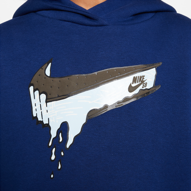 Mikina Nike SB Nike SB Flc Hoodie Modrá | HF8801-492, 3
