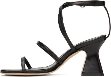 Doplnky Aeyde Aeyde Edda Leather Heeled Sandals Čierna | A11-HS-HLMS75CH152-SS25-800-007, 2
