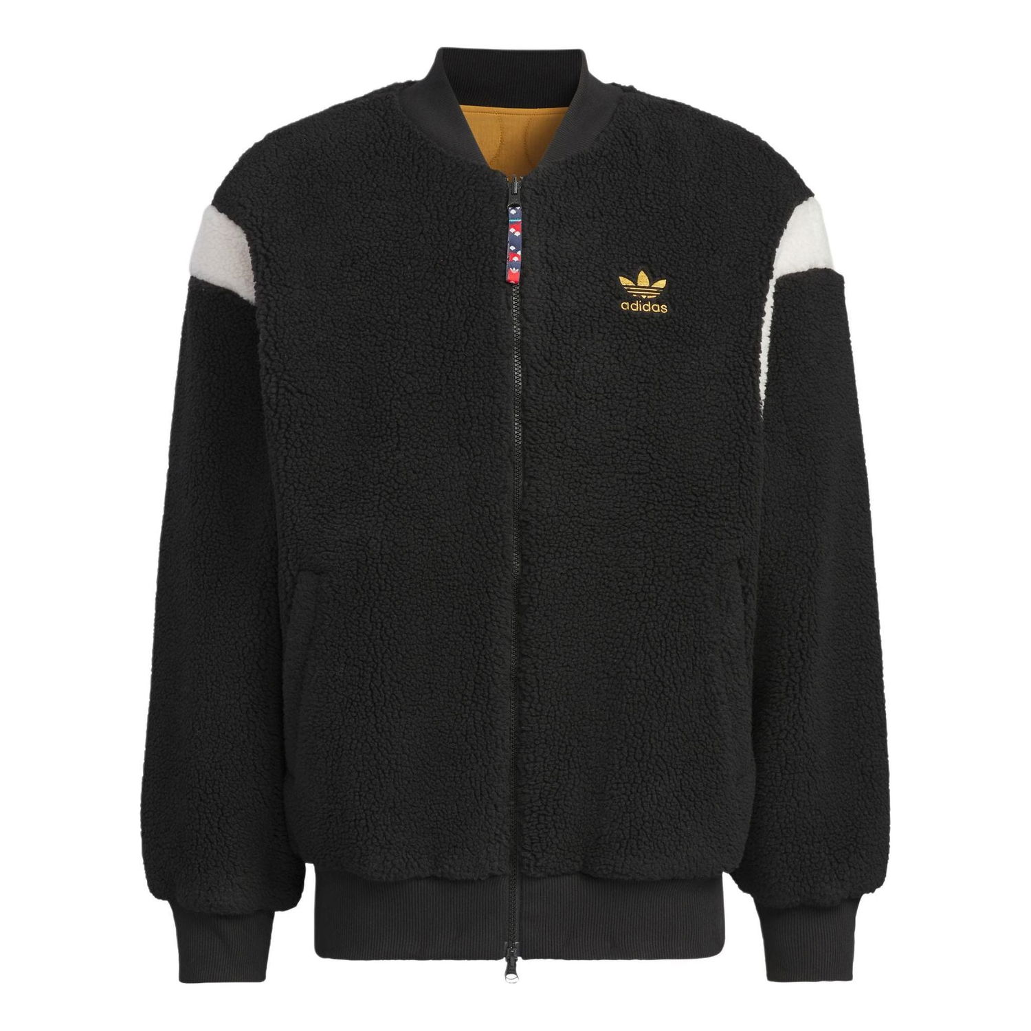 Bomber bunda adidas Originals Originals X Feifei Ruan Reversible Sherpa Bomber Čierna | IX4215, 0