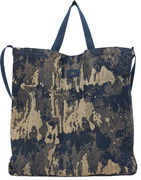 Textured Distressed Messenger Bag