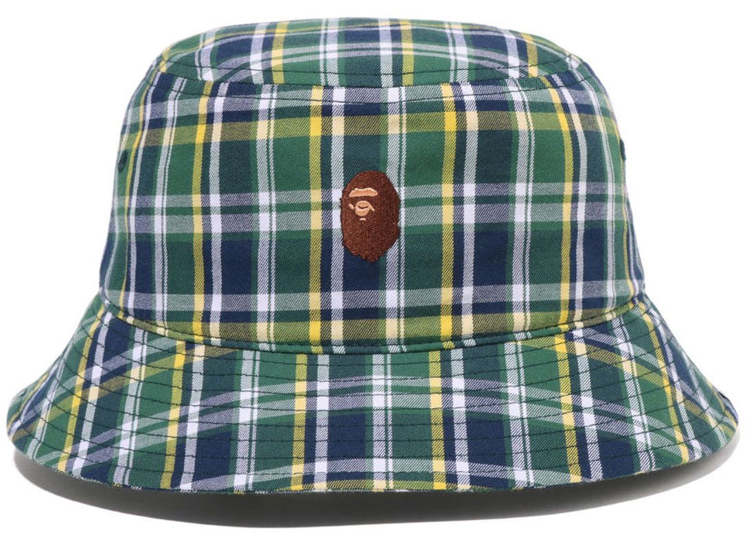 Klobúk BAPE Mini Check Plaid Bucket Hat L Rôznofarebný | 1J30-181-001, 1