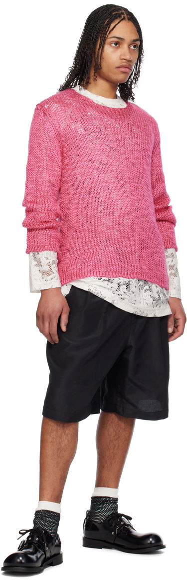 Sveter Comme des Garçons Homme Plus Droptail Sweater Ružová | PO-N008-051, 3