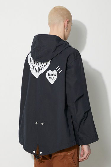 Parka Human Made Hooded Jacket Čierna | HM26JK001, 2