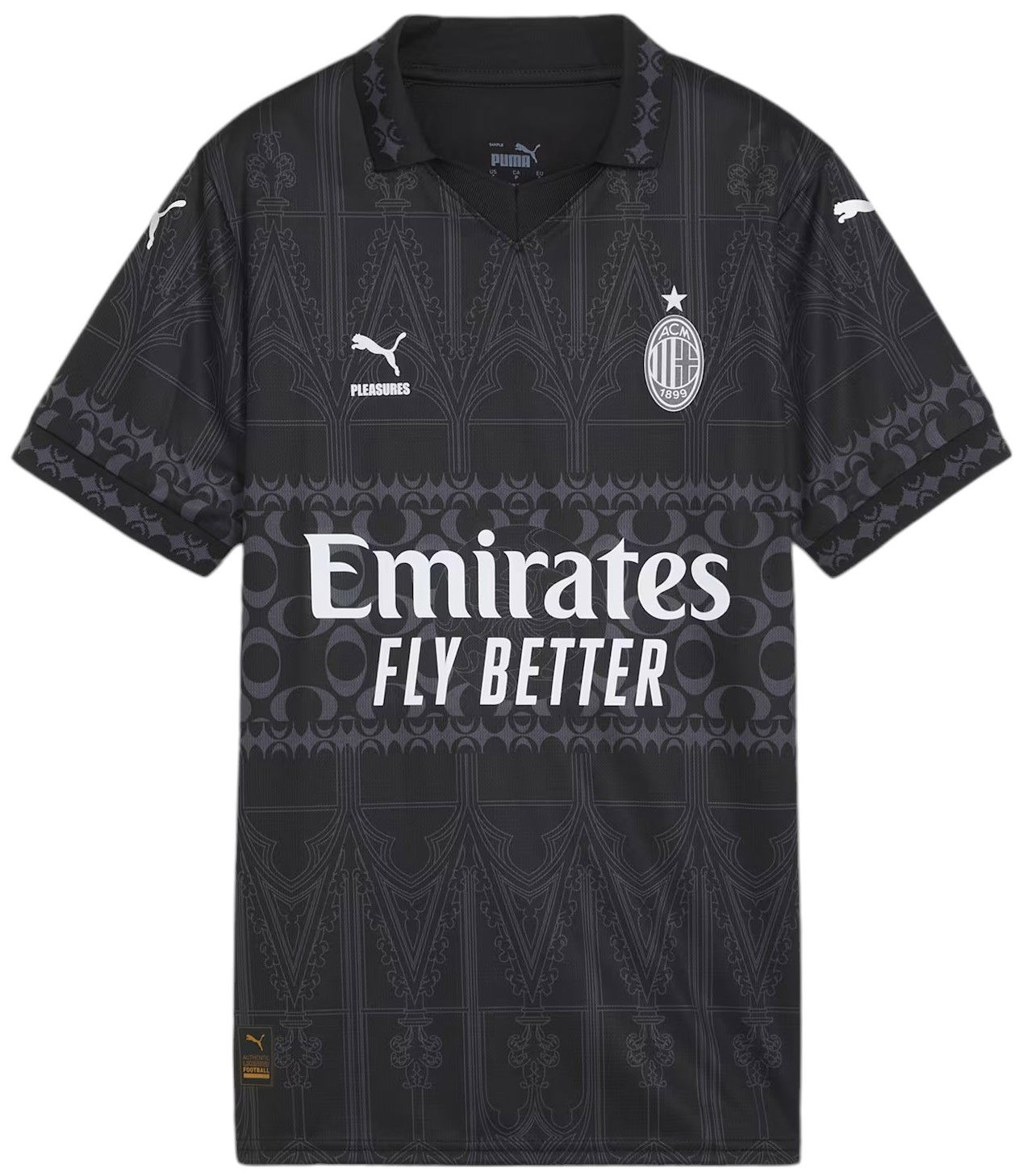 Dres Puma AC Milan x Pleasures Jersey Womens Čierna | 776065-01, 0