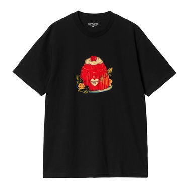 Tričko Carhartt WIP Short Sleeve Pudding Graphic T-Shirt Čierna | I034434_9, 0