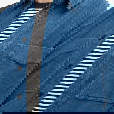 Košeľa Paul Smith Paul Smith Corduroy Shirt Jacket, Size Large Modrá | M2R-413Z-P22248-48, 5