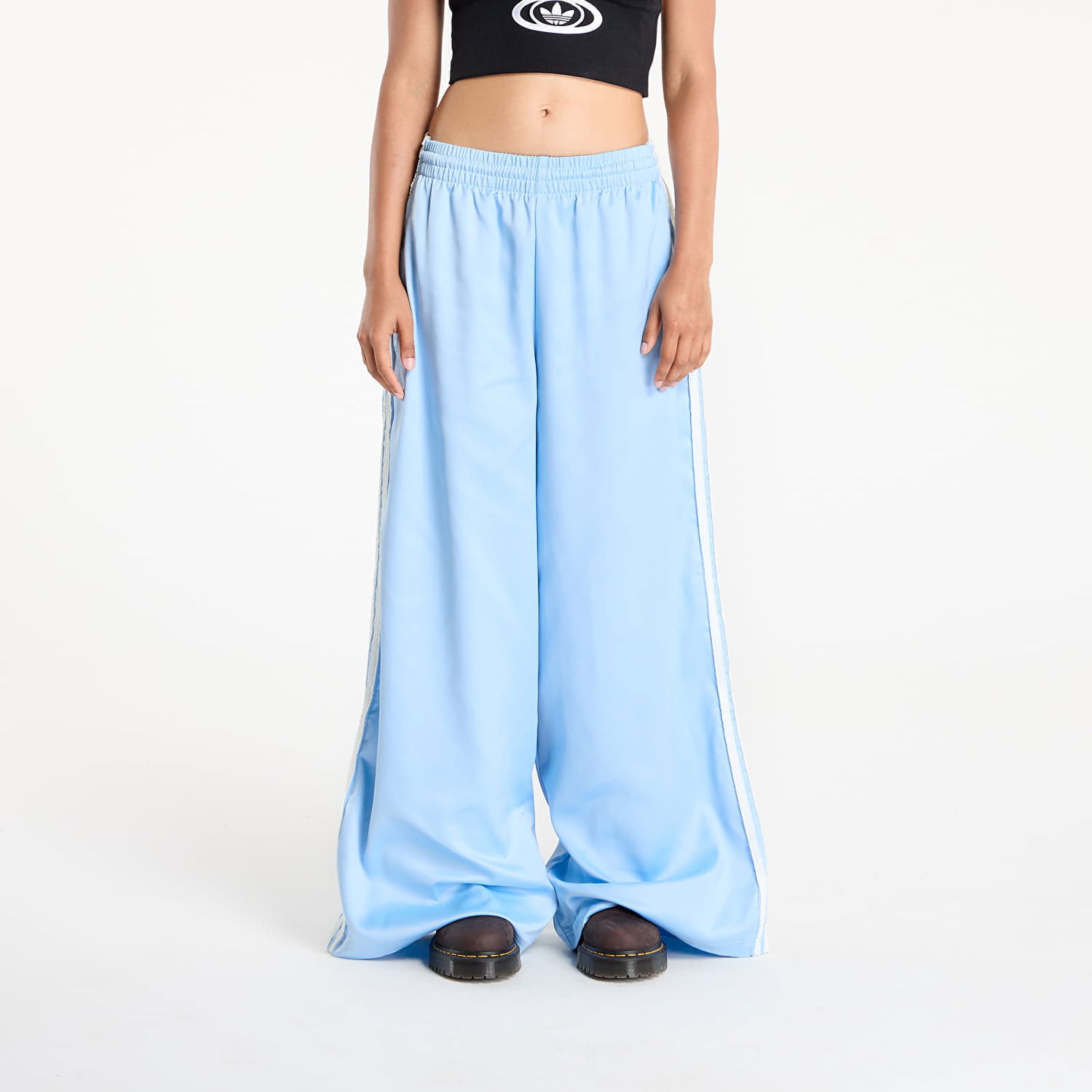 Tepláky adidas Originals adidas Originals Satin Wide Leg Tracksuit Bottoms Modrá | KC8814, 0