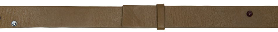 Opasok Dries Van Noten Dries Van Noten Studded Leather Belt Hnedá | 221-011403-119, 0