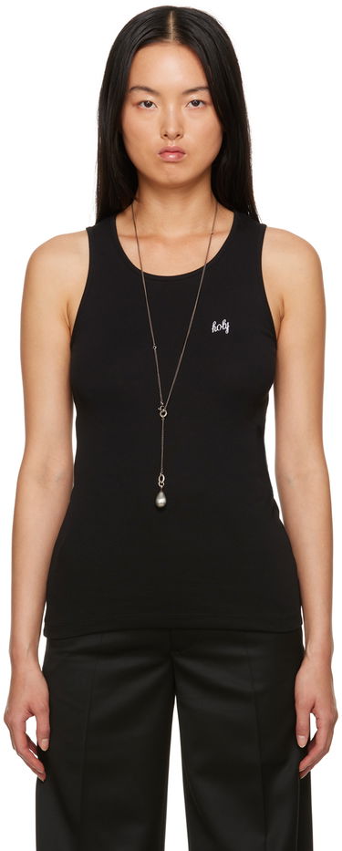 Tielko Ann Demeulemeester Ann Demeulemeester Fonsin Tank Top Čierna | 2302-W-JTO01-23-FA045-099, 0