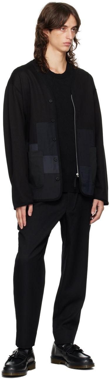 Nohavice Comme des Garçons Homme Deux Wool Trousers Čierna | DN-P031-051, 3