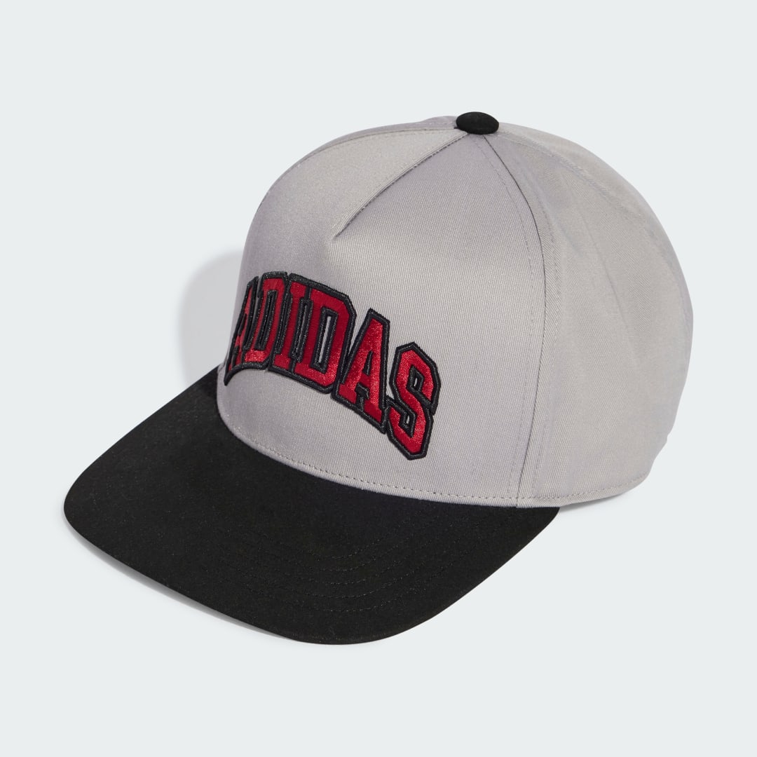 Šiltovka adidas Performance Flat-Brim Cap Šedá | IX7491, 0